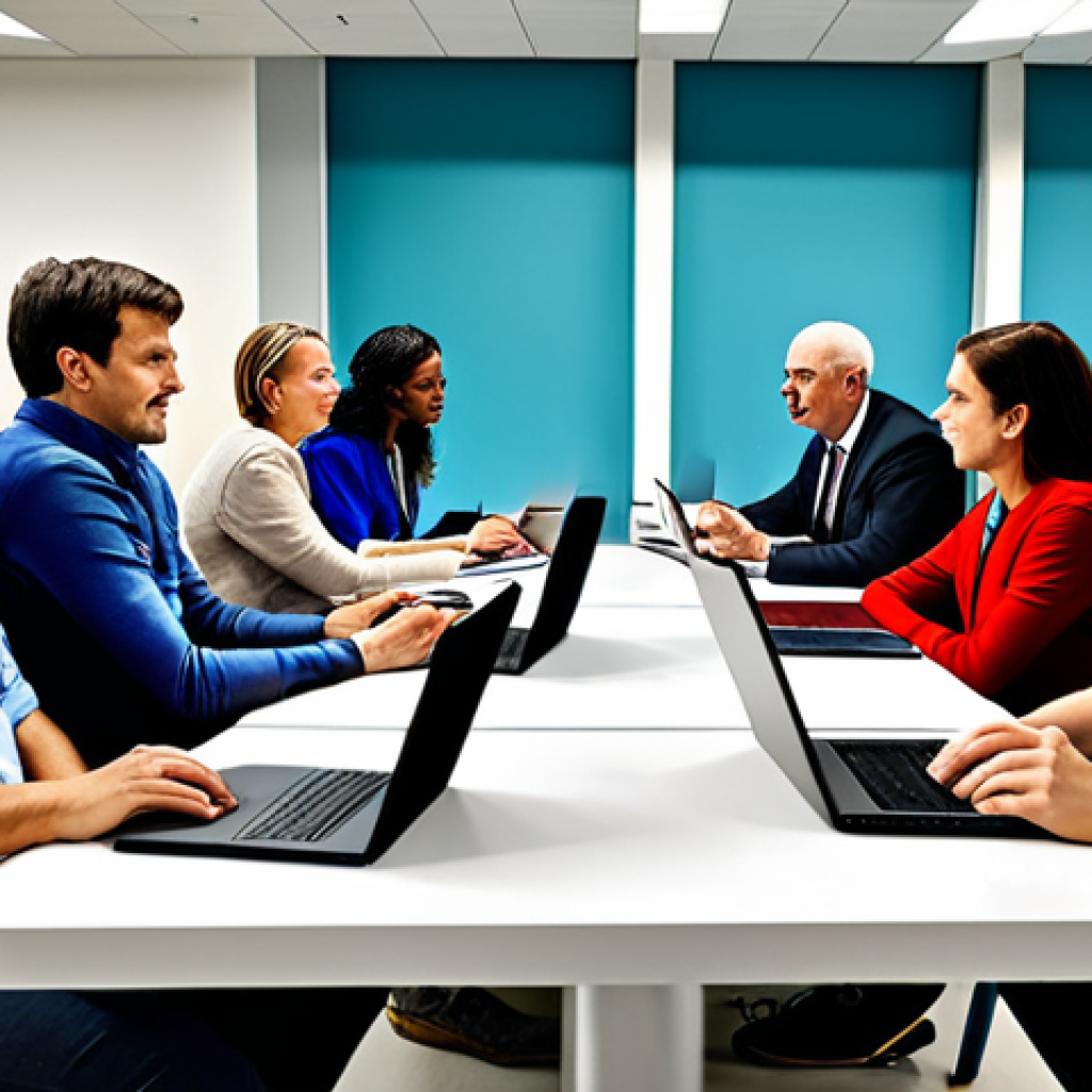 미국 헌법 수정 조항 - Digital Freedom Debate**
"A diverse group of people engaged in a respectful discussion about freedo...